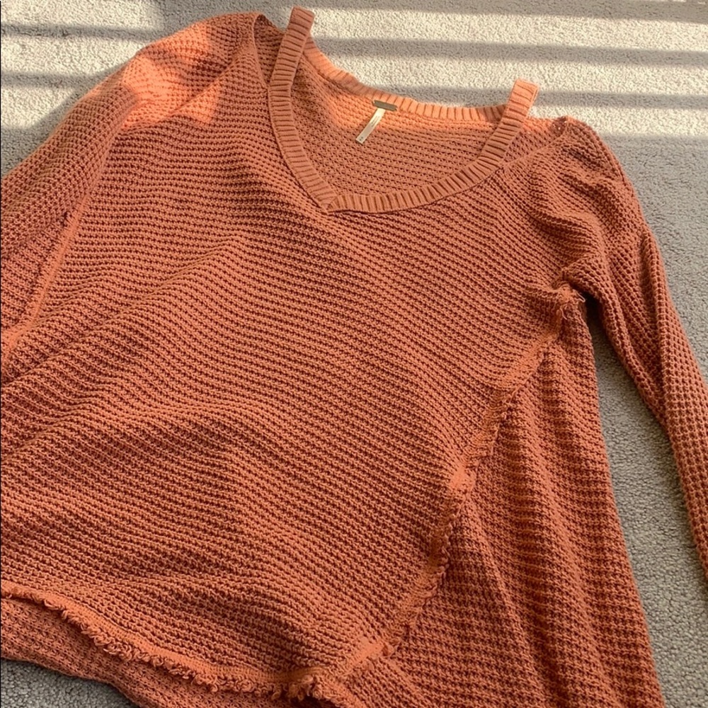 Free People Moonshine V Neck Sweater